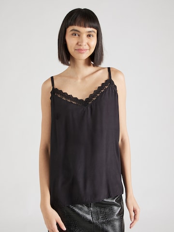 Lollys Laundry Top 'Viane' in Black: front