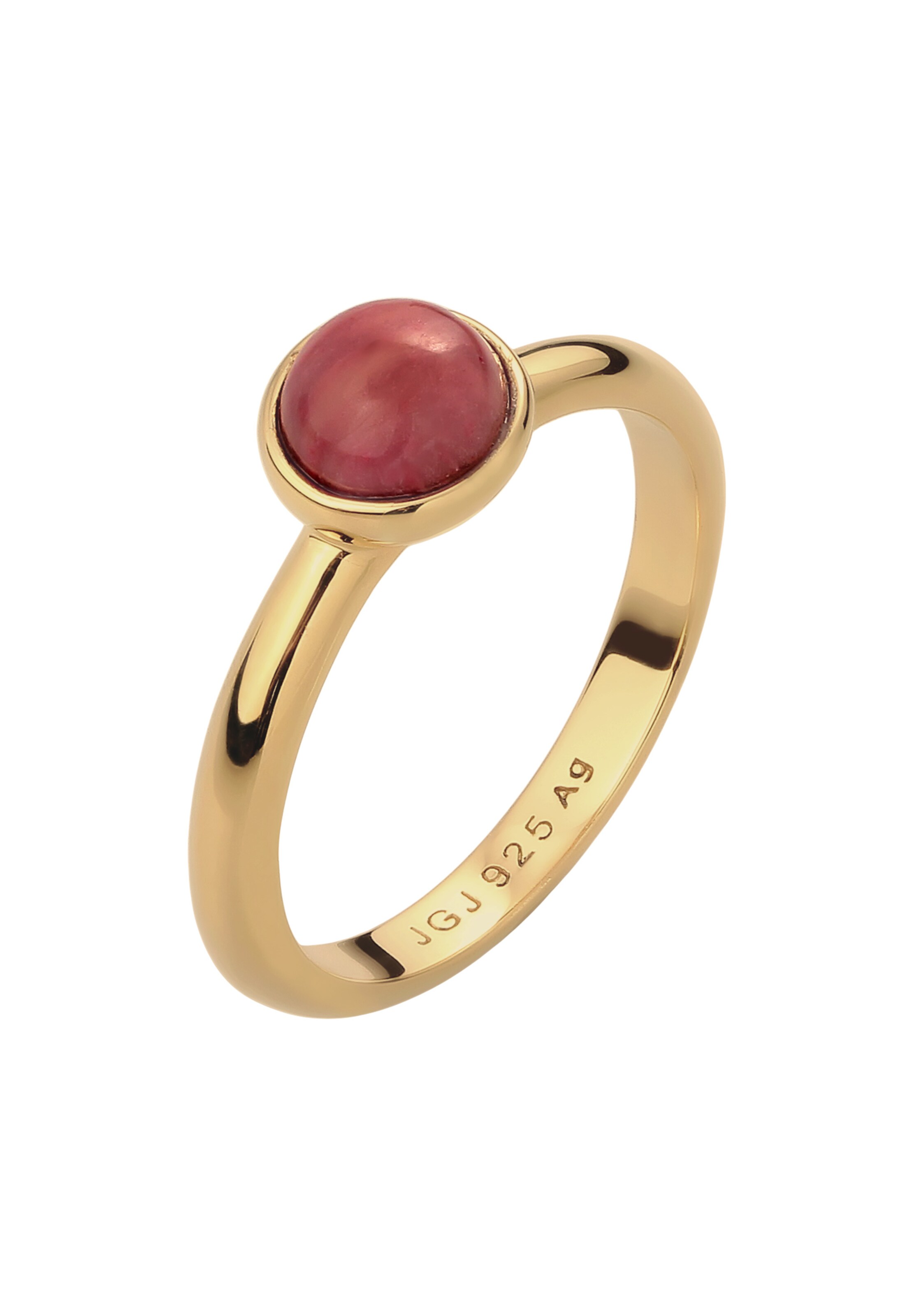 ELLI Bague 'Achat' en or / rouge, Vue avec produit