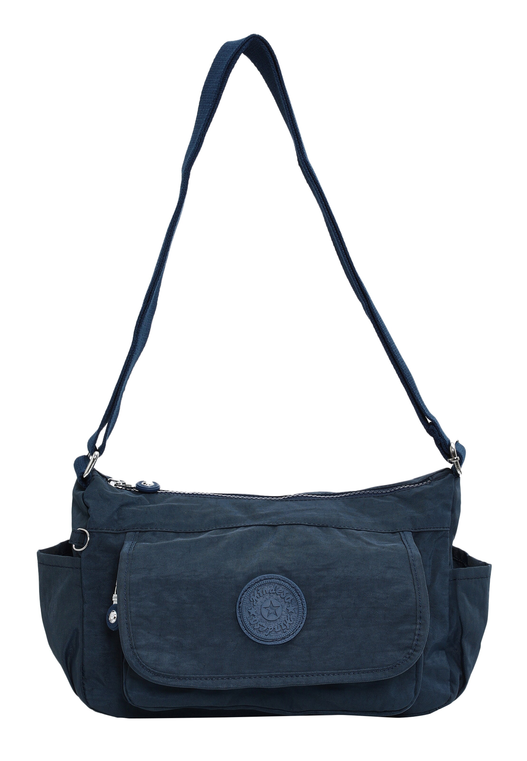 Mindesa - Mala de ombro em azul: frente