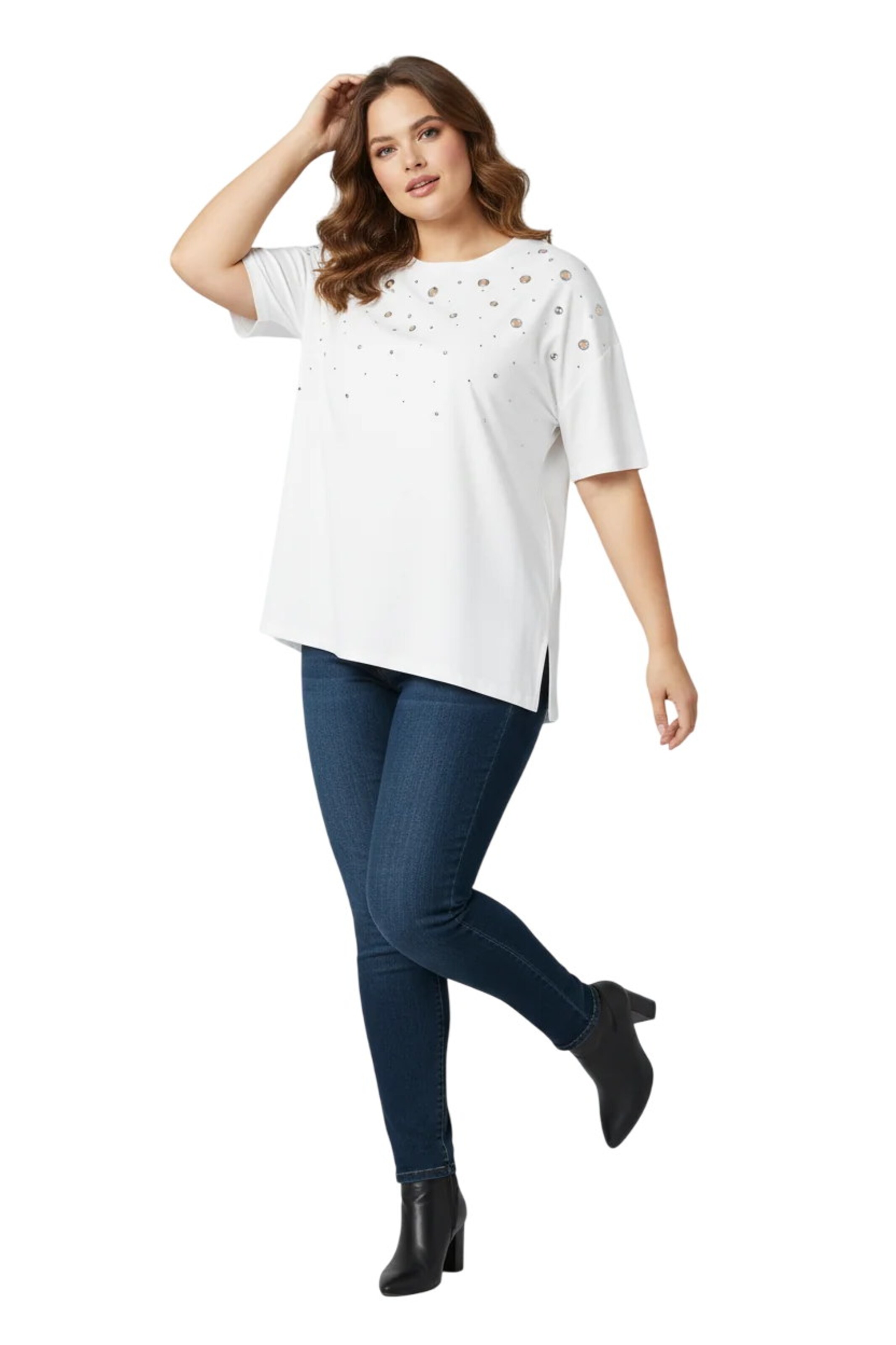 Shape Of You Shirt in Wit
