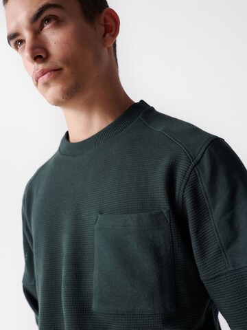 Salsa Jeans Sweater 'LOS ANGELES' in Green