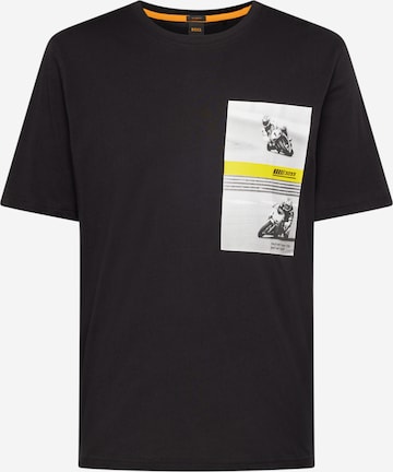 BOSS Black T-Shirt 'Motor' in Schwarz: predná strana