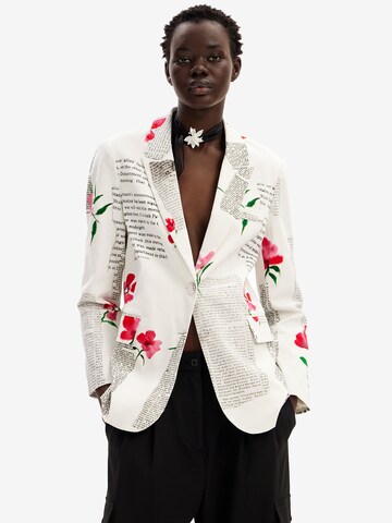 Blazer Desigual en blanc : devant