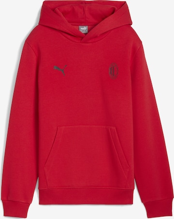 PUMA Sportief sweatshirt 'AC Milan FtblEssentials' in Rood: voorkant