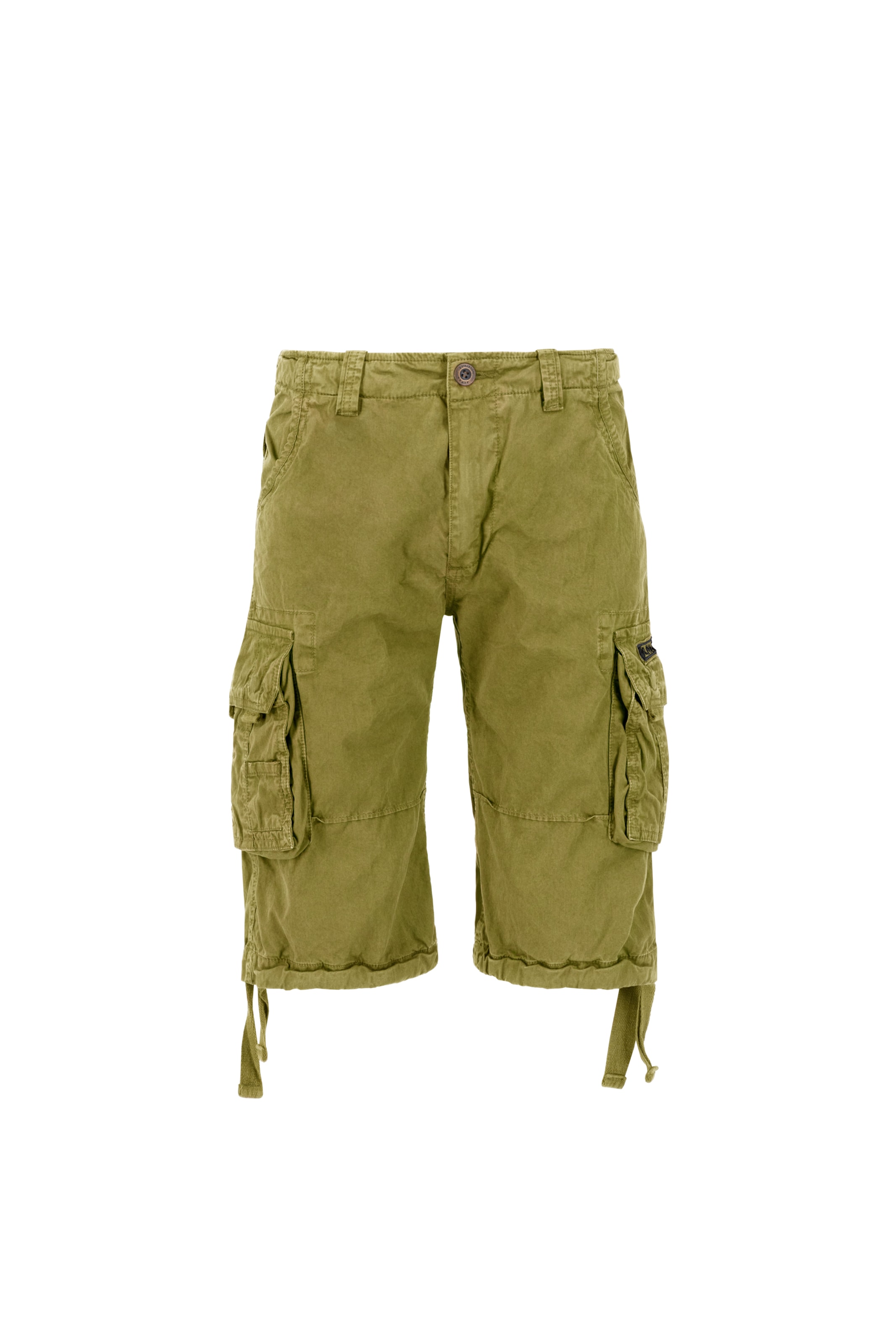 ALPHA INDUSTRIES Trousers 'Jet' in Green: front