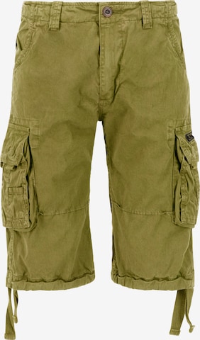 ALPHA INDUSTRIES Штаны 'Jet' в Зеленый: спереди