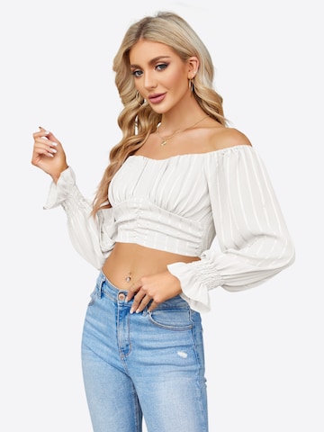 Imily Bela Блузка в Белый: спереди