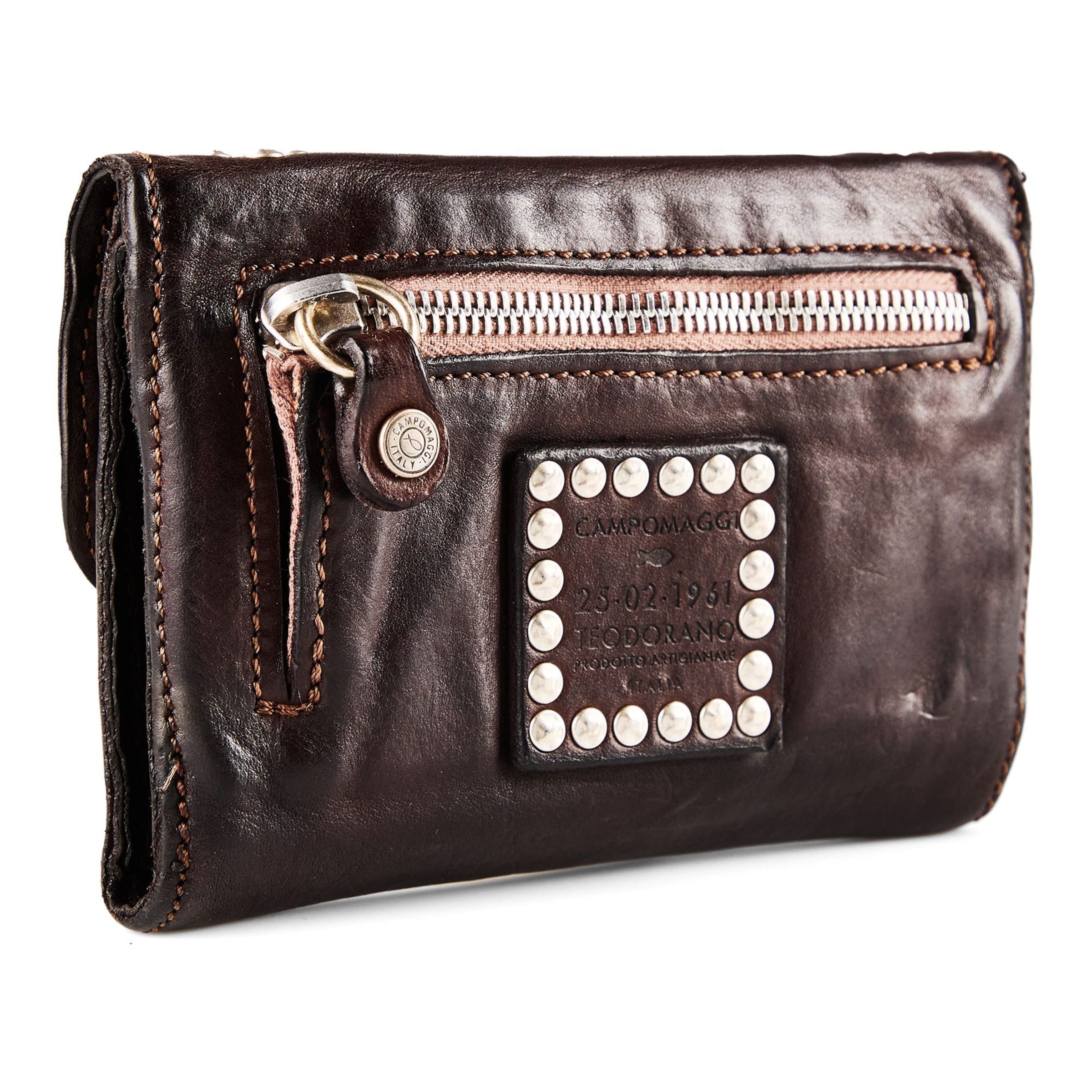 Portamonete 'Mirta' di Campomaggi in marrone