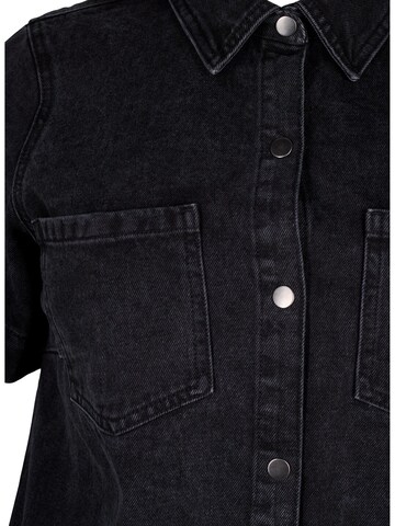 Robe-chemise 'EVINA' Zizzi en gris