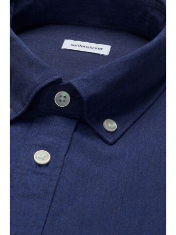 SEIDENSTICKER Regular Fit Businesshemd in Blau