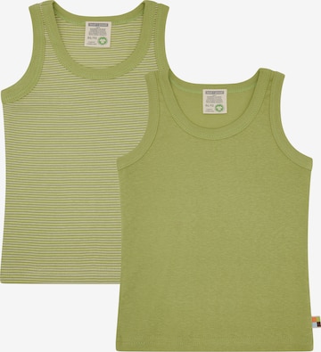 loud + proud Unterhemd in Grün: Vorderseite