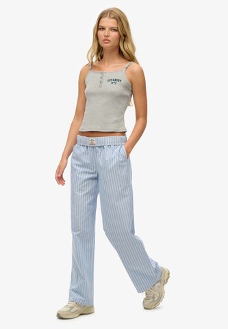 Superdry Loosefit Broek in Blauw