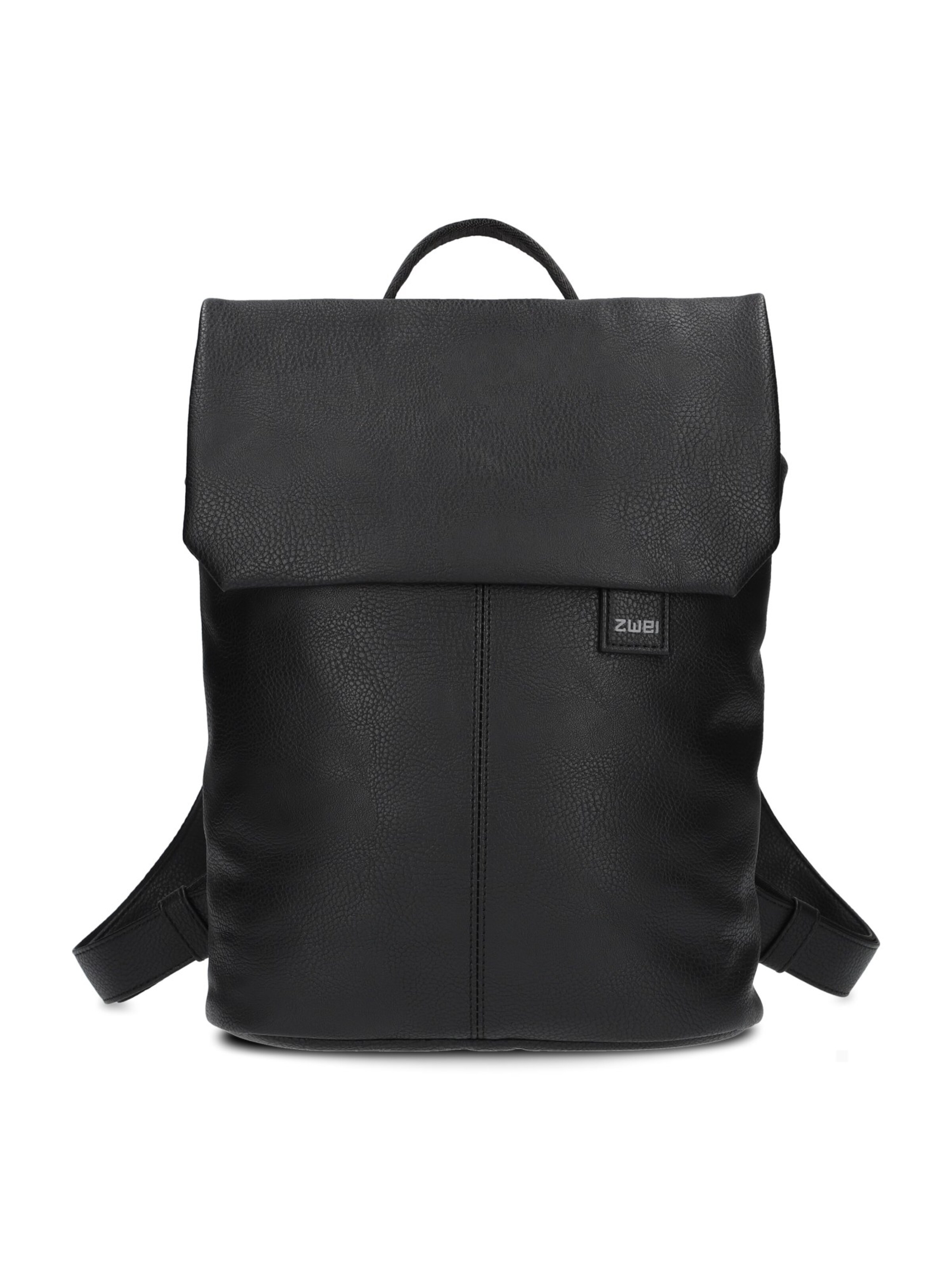 ZWEI Rugzak 'MADEMOISELLE.M MR13' in Zwart: voorkant