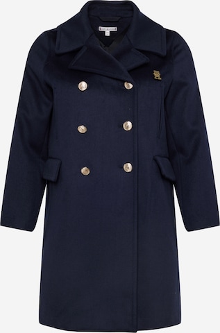 Manteau mi-saison Tommy Hilfiger Curve en bleu : devant