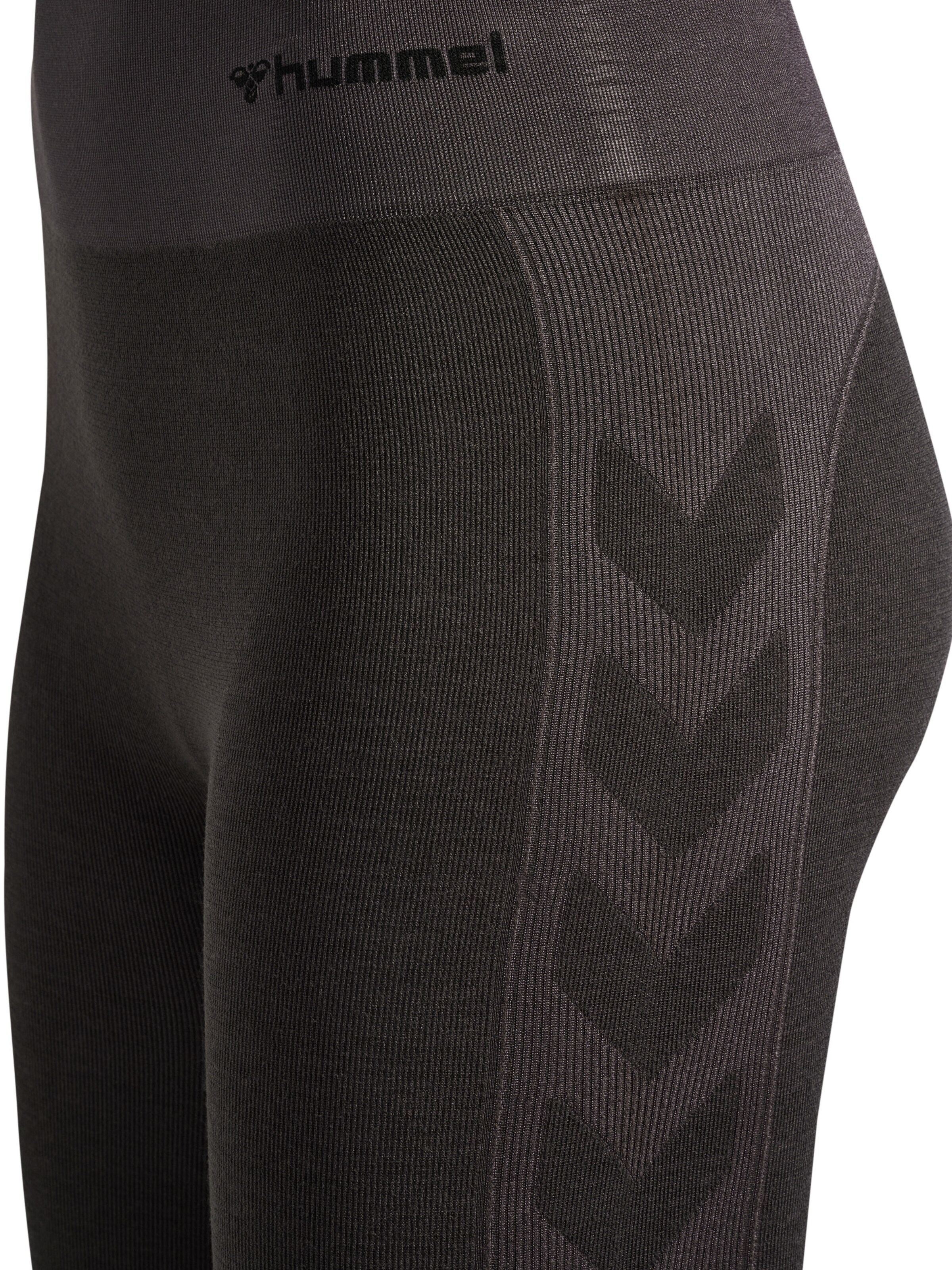 Hummel Skinny Sportbroek in Bruin