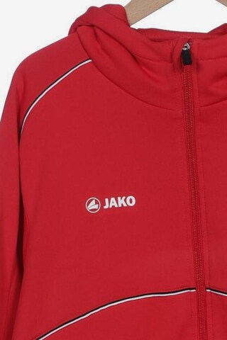 JAKO Sweatshirt & Zip-Up Hoodie in L in Red
