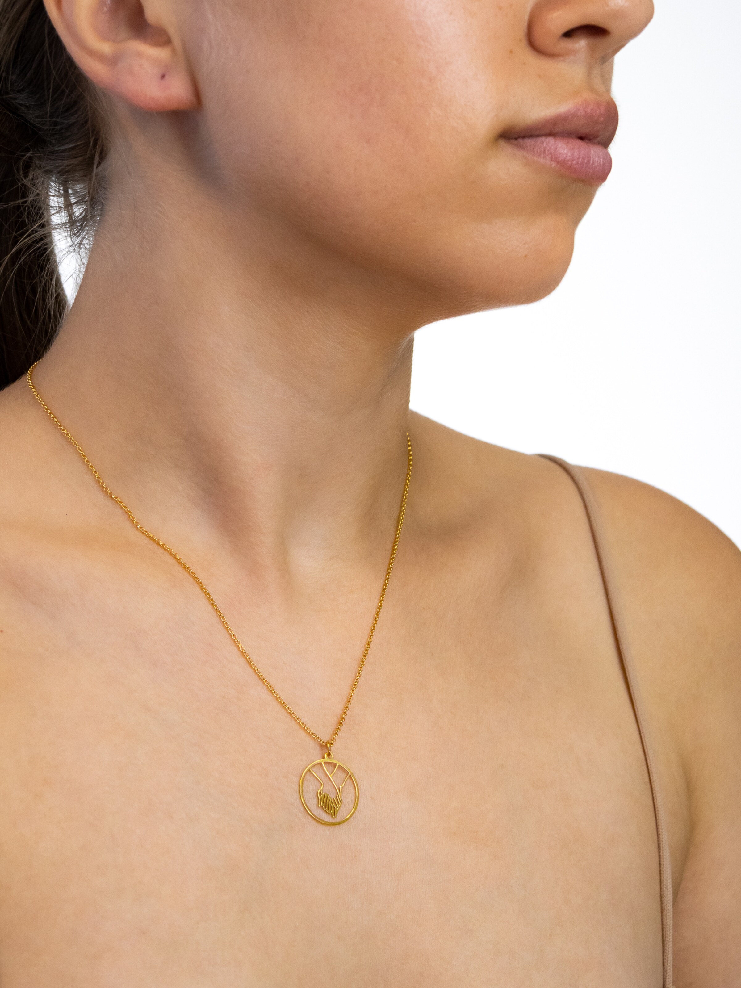 Chaîne Fräulein Wunder en or : devant