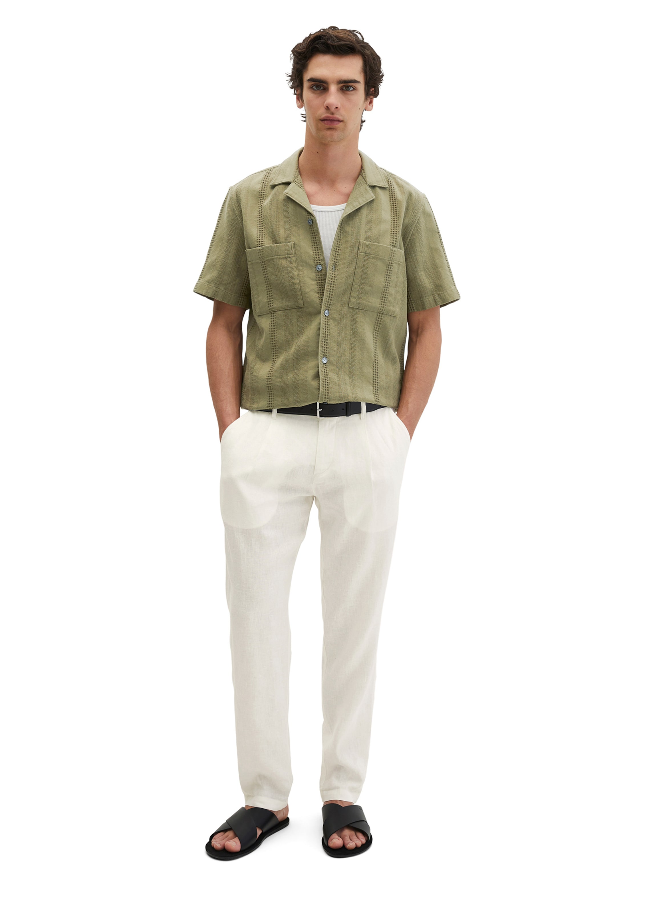 Marc O'Polo Regular Fit Hemd in Grün