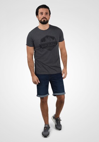 BLEND Slimfit Jeans-Shorts 'Bendigo' in Blau