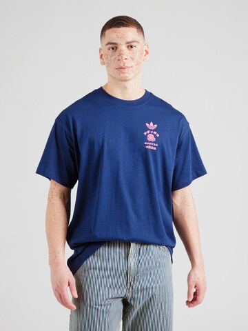 ADIDAS ORIGINALS Shirt 'JAPAN FLORALS' in Blue