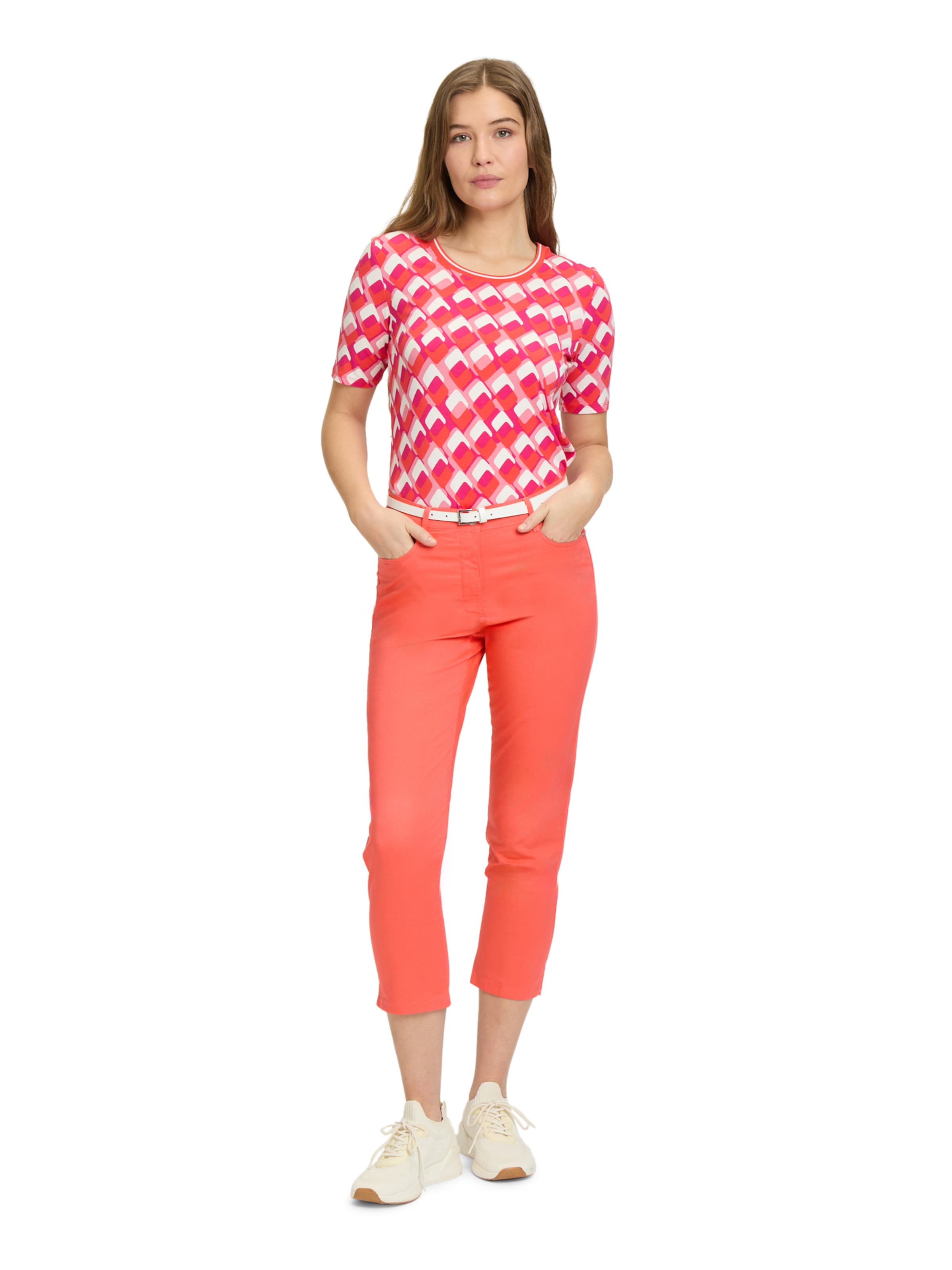 Betty Barclay Slimfit Broek in Oranje