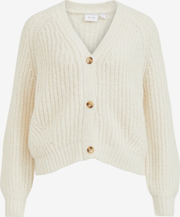 VILA Knit Cardigan 'Suba' in White: front