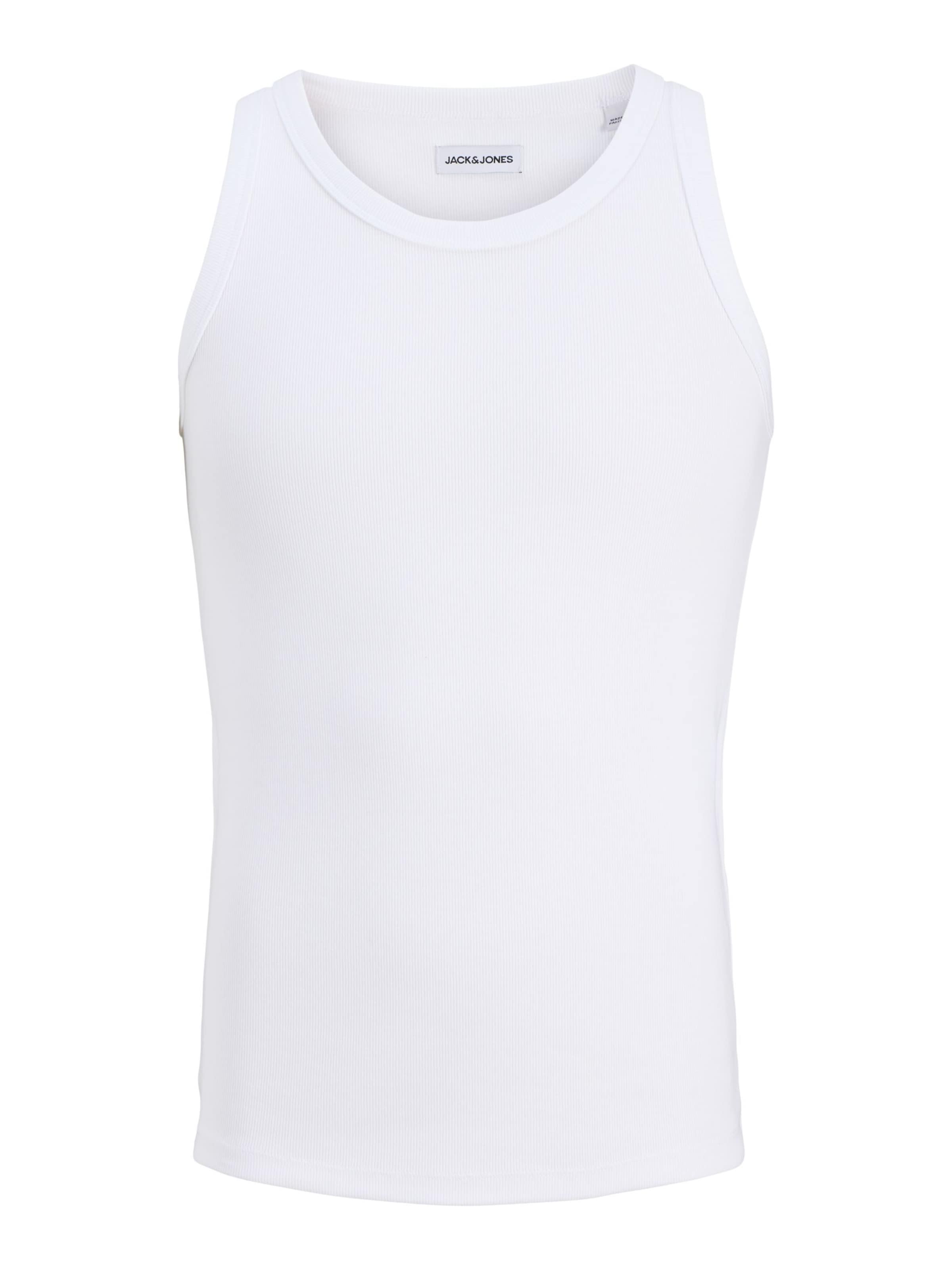 JACK & JONES Shirt in White: front