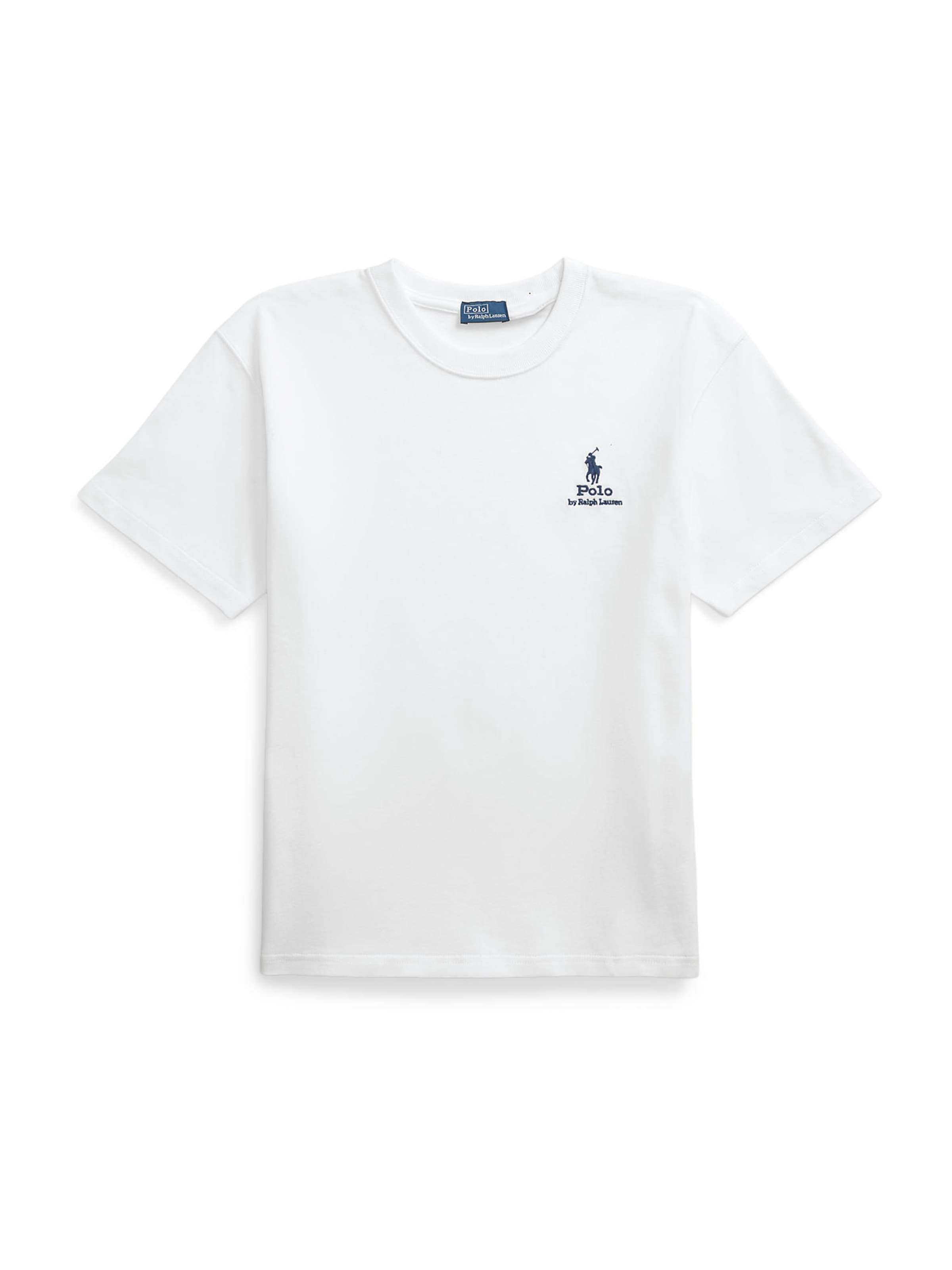 Tricou de la Polo Ralph Lauren pe alb: față