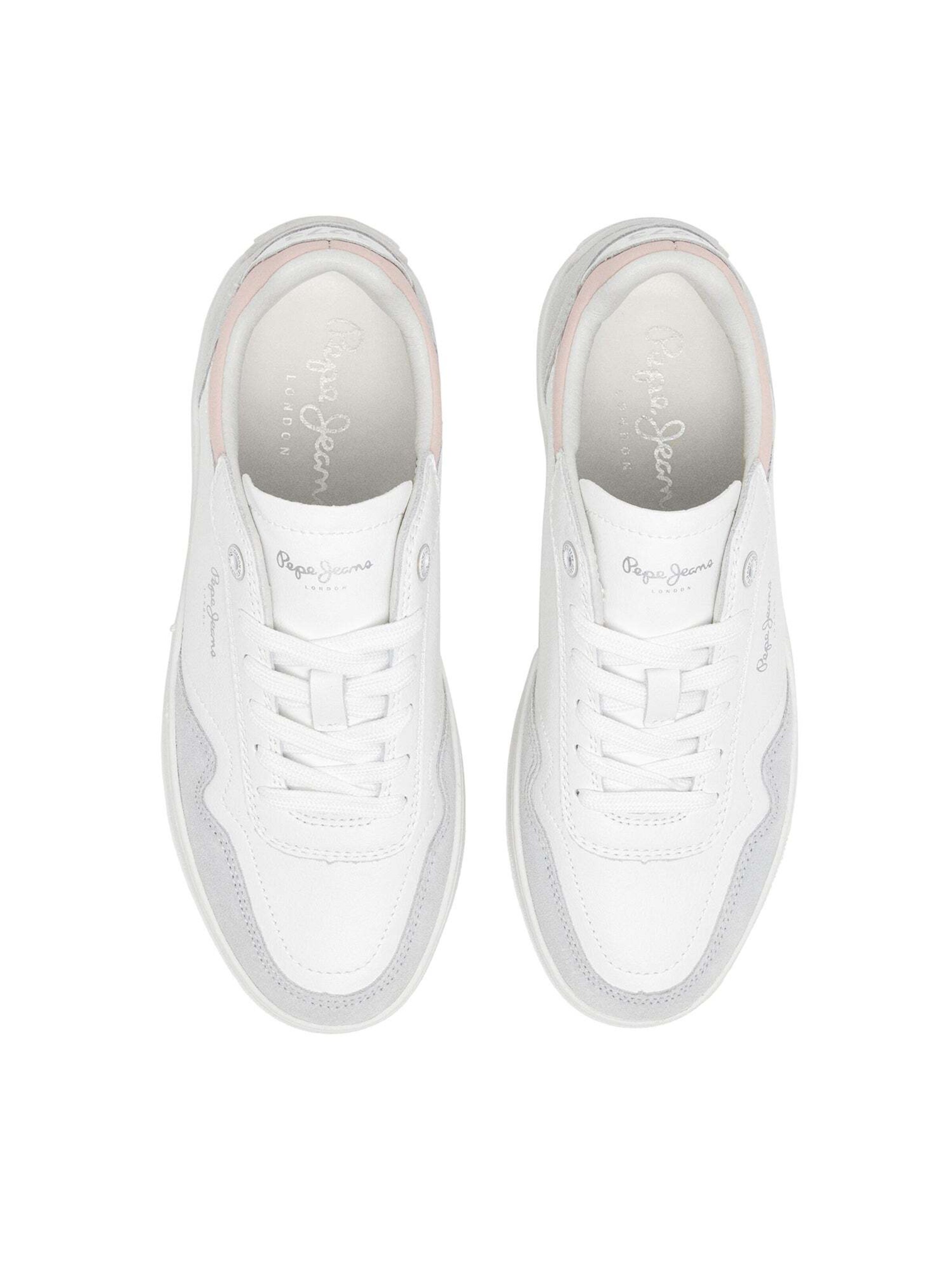 Pepe Jeans Sneaker 'Camden Collar' in Weiß