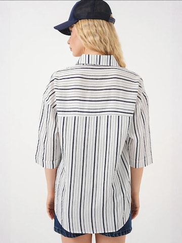 Chemisier Bigdart en bleu