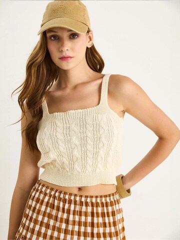 Bianco Lucci - Top de malha em bege