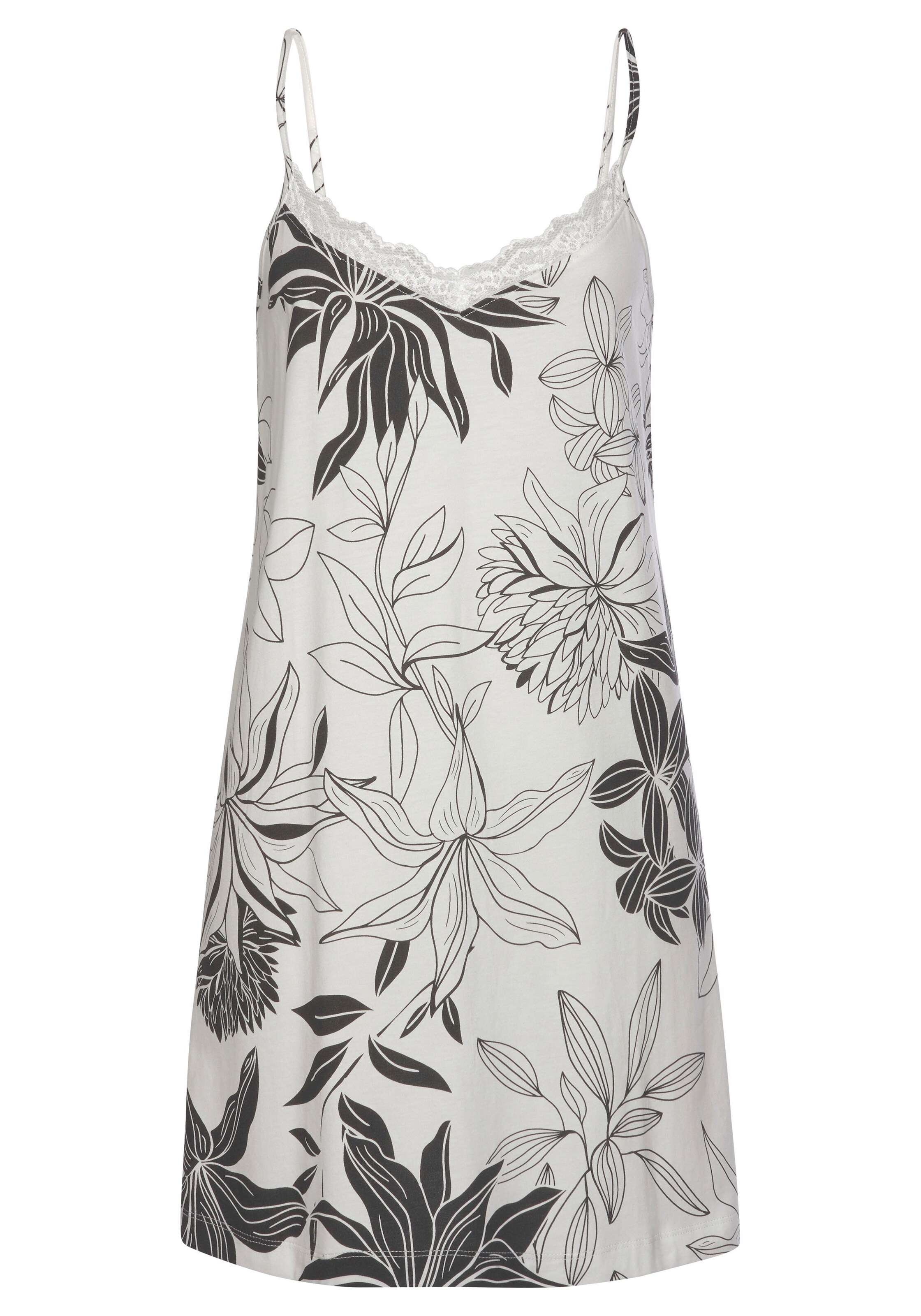 LASCANA Неглиже в Белый: спереди