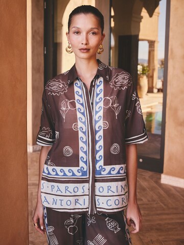 Camicia da donna di Next in marrone: frontale