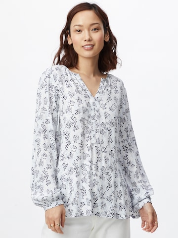 ESPRIT Bluse 'Marocain' i hvid: forside