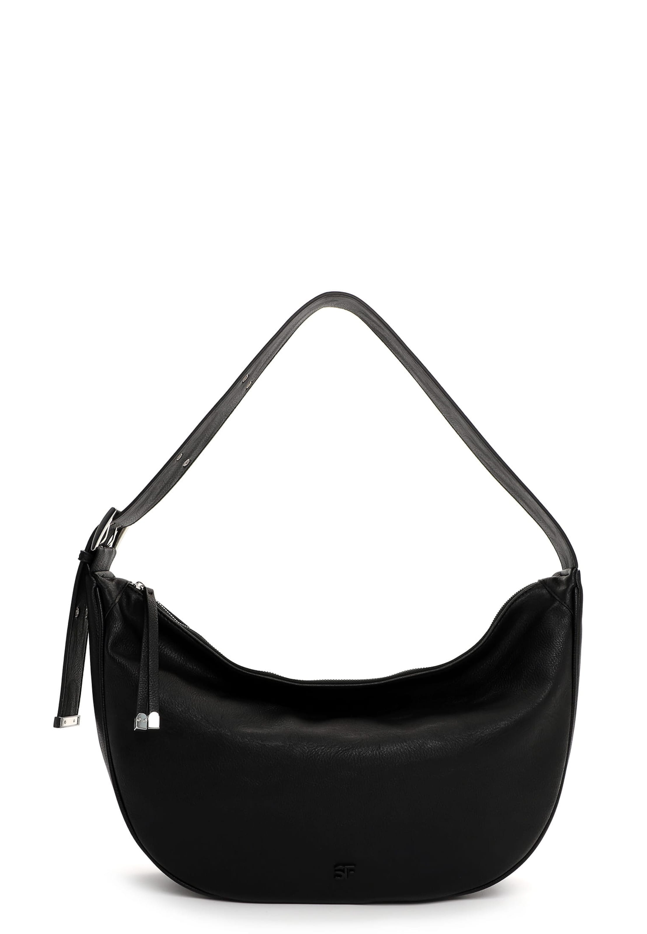 Poche ventrale 'Lorrey' Suri Frey en noir : devant