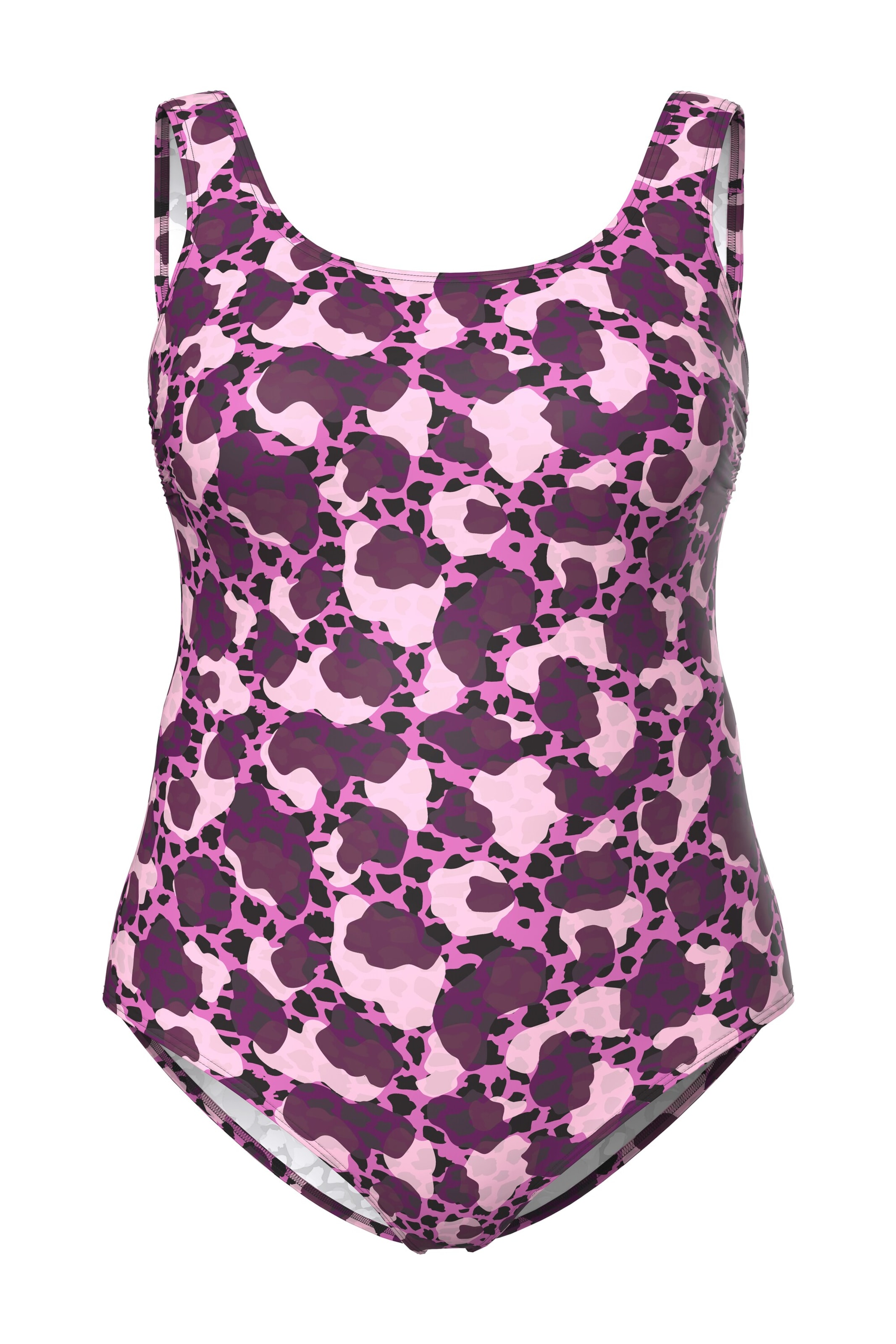 Ulla Popken Badpak in Lila: voorkant