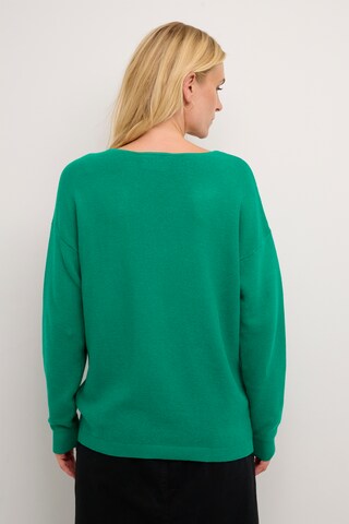 Cream Sweater 'Sillar' in Green
