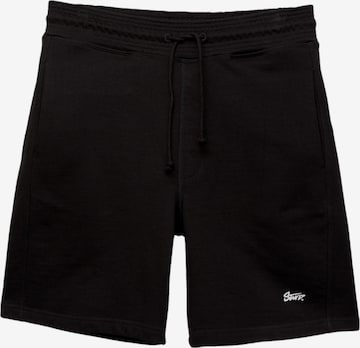 Pull&Bear Loosefit Housut värissä musta: etupuoli