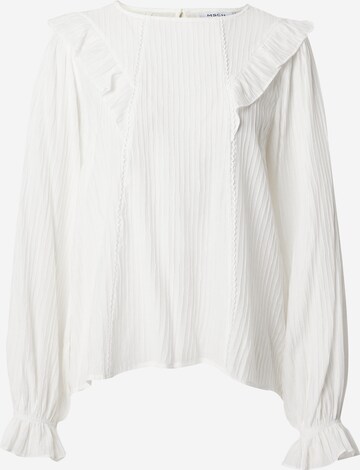 MSCH COPENHAGEN Bluse 'Jadalia' i hvid: forside