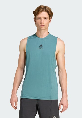 T-Shirt fonctionnel 'Les Mills' ADIDAS PERFORMANCE en vert : devant
