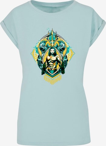 T-shirt 'Aquaman - The Trench Crest' ABSOLUTE CULT en bleu : devant