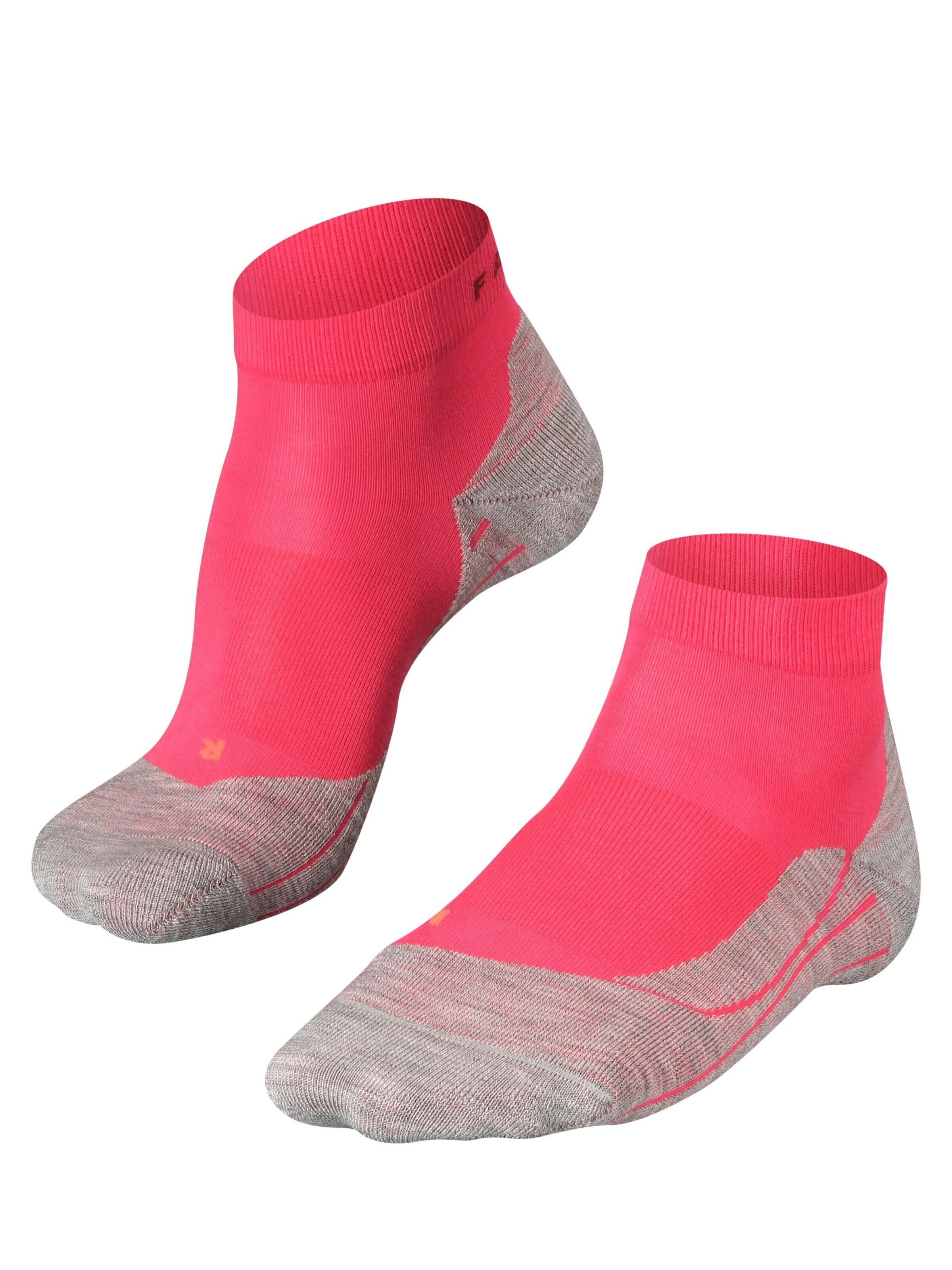 FALKE Athletic Socks 'RU4 Endurance Short' in Pink: front