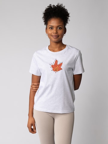 Watapparel Shirt 'Herbst' in Grijs: voorkant