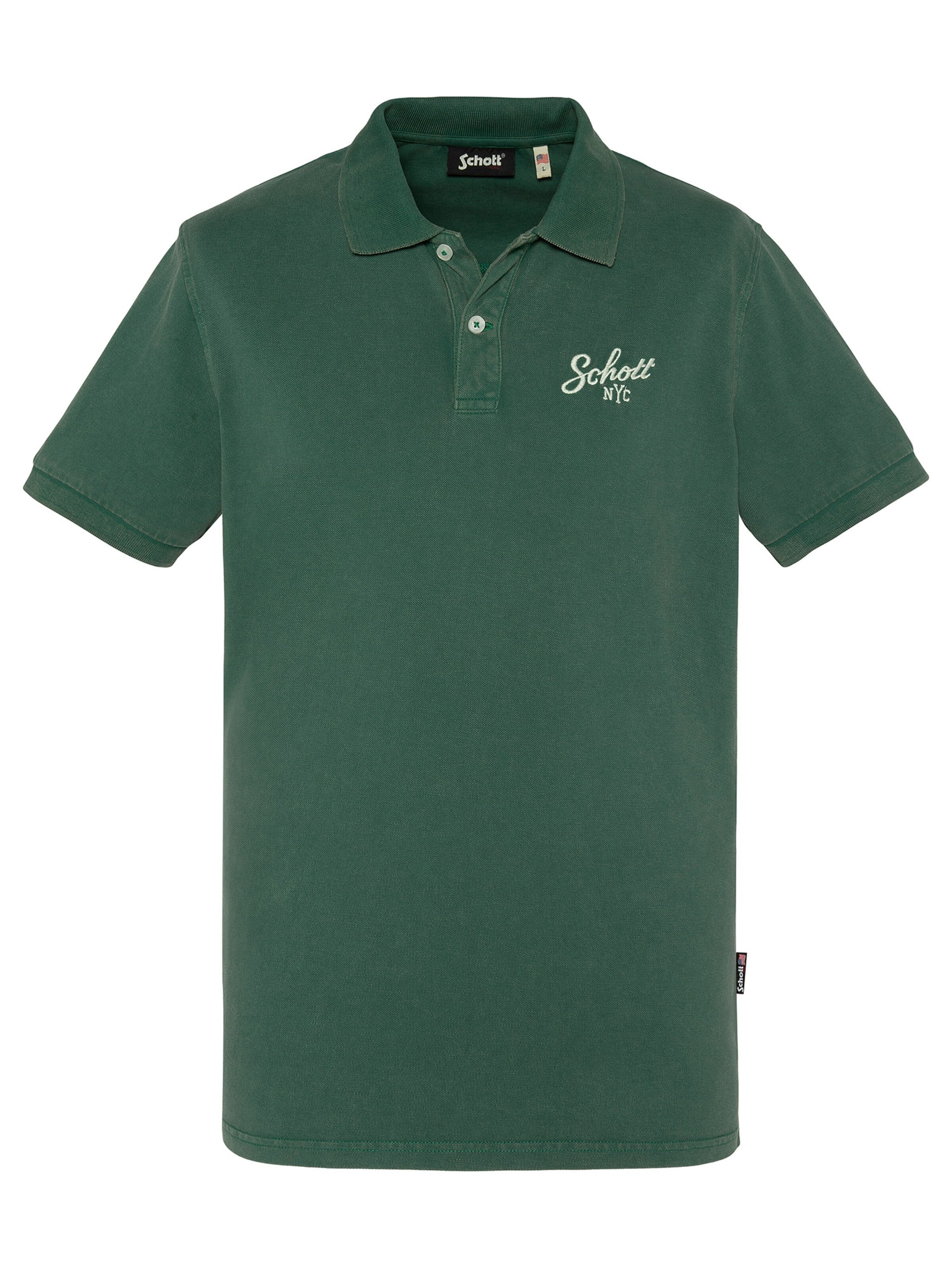 Schott NYC Shirt‌‌‌ in Grün: Vorderseite