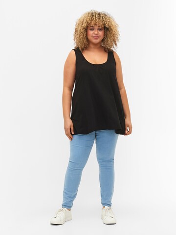 Zizzi Top 'VAMANDA' in Schwarz