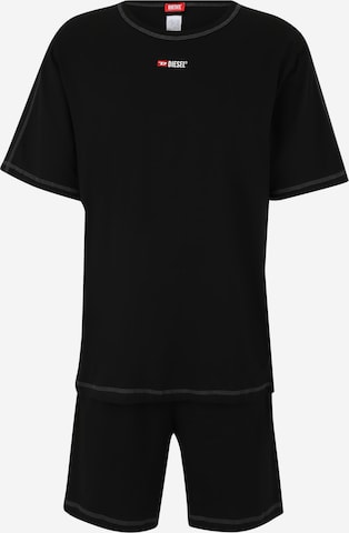 juoda DIESEL Trumpa pižama 'ADAM-D-CORE': priekis