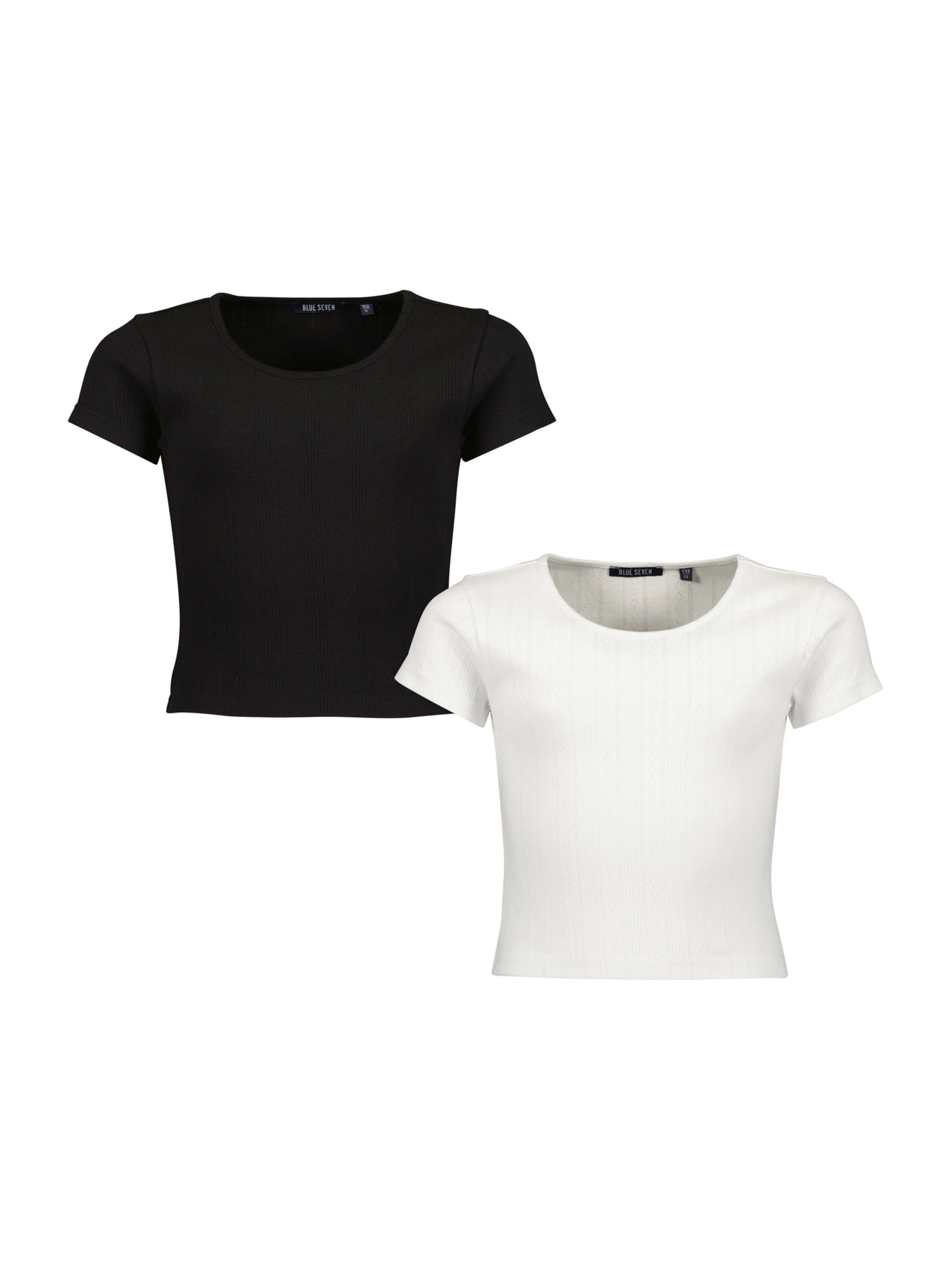 melns BLUE SEVEN T-Krekls: no priekšpuses