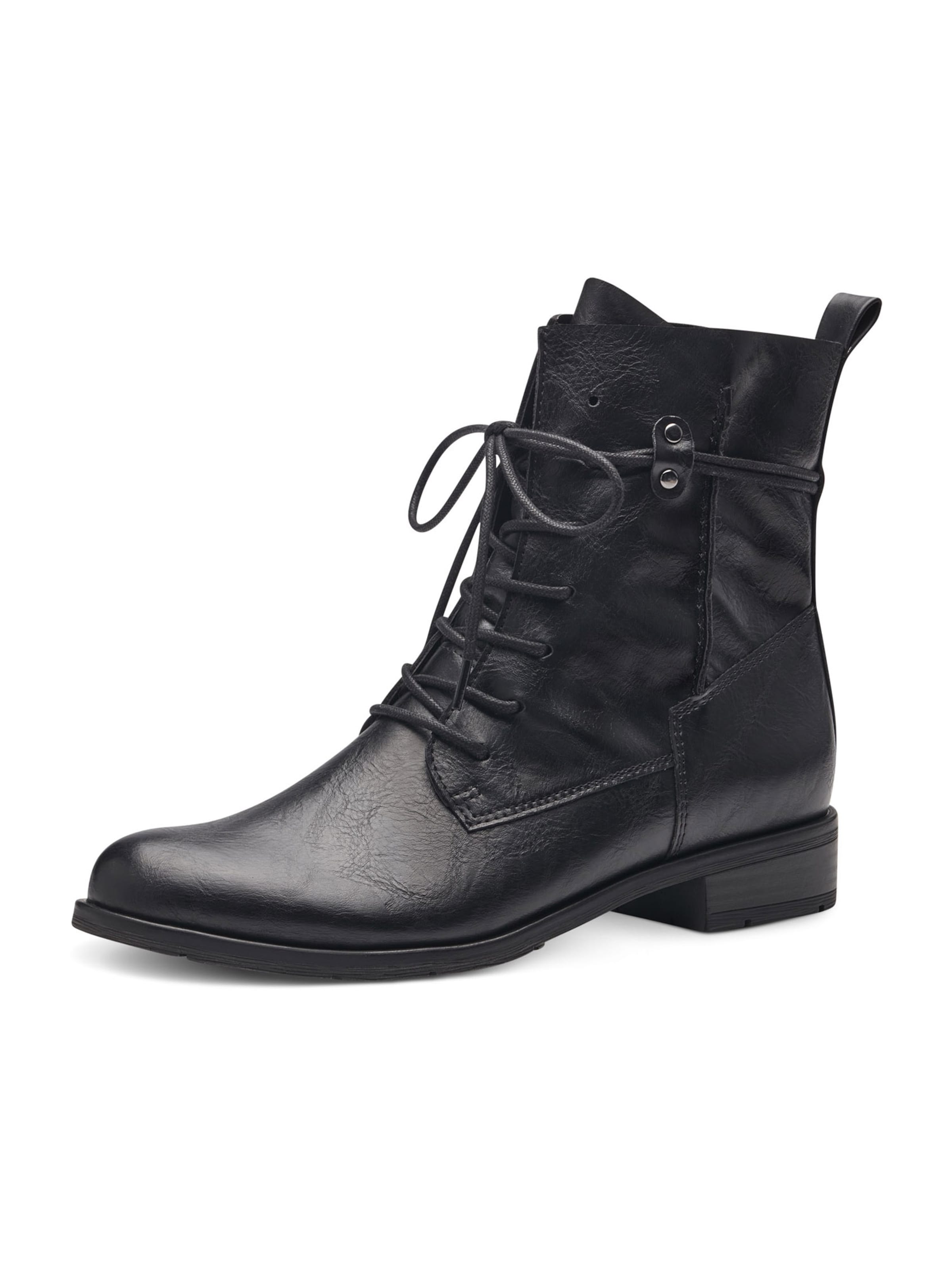 MARCO TOZZI by GUIDO MARIA KRETSCHMER Lace Up Ankle Boots in Silver ABOUT YOU