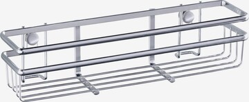 Wenko Shelf in Silver: front