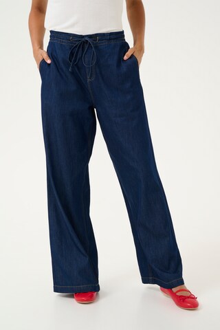 CULTURE Loosefit Hose in Blau: Vorderseite